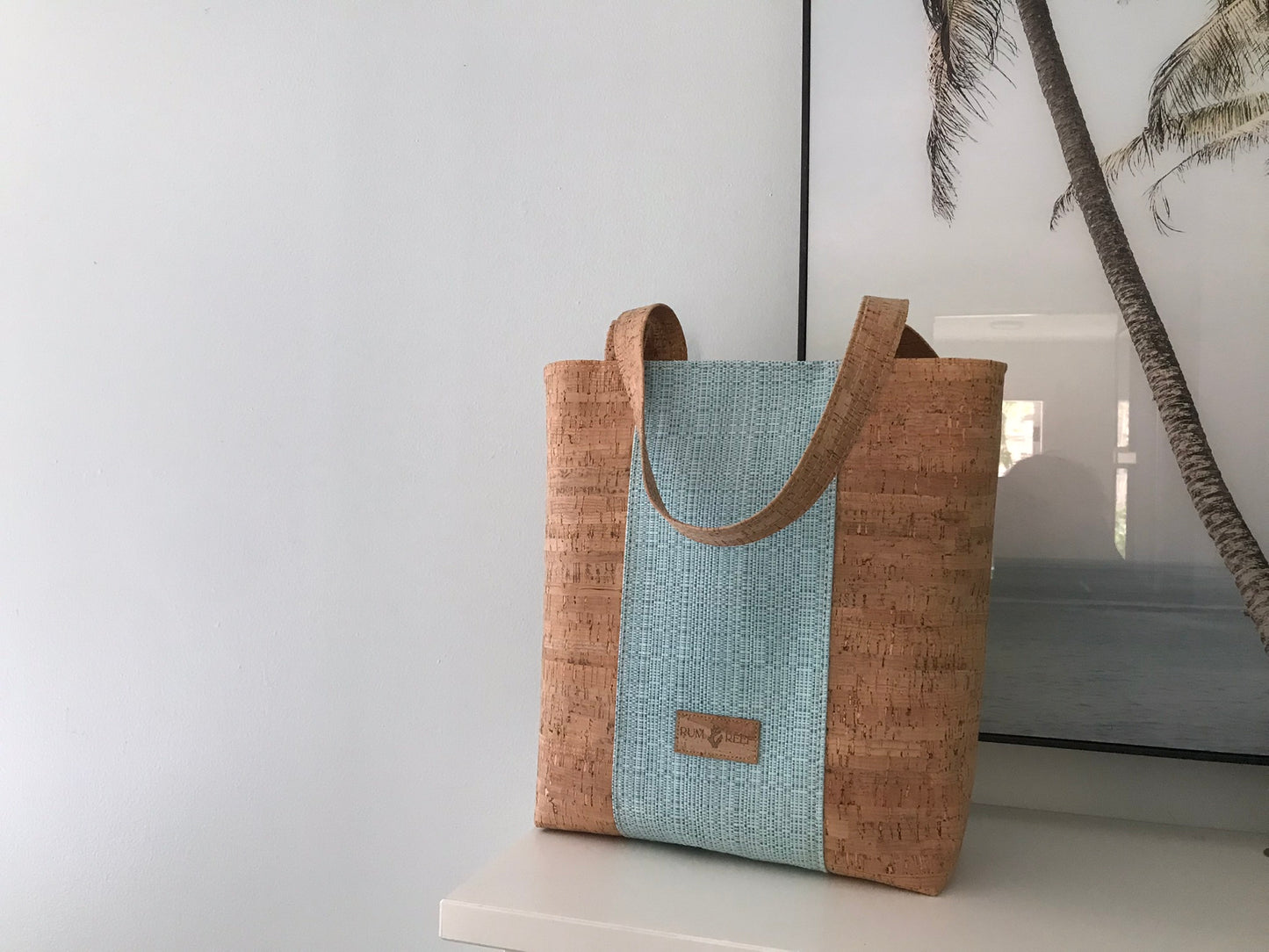 Structured Tote with Zipper Top and Pockets