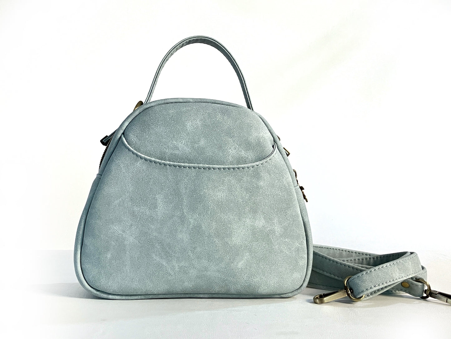 Seasalt Blue Mini Bowler Bag Crossbody