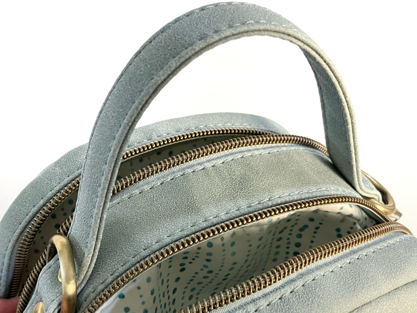 Seasalt Blue Mini Bowler Bag Crossbody