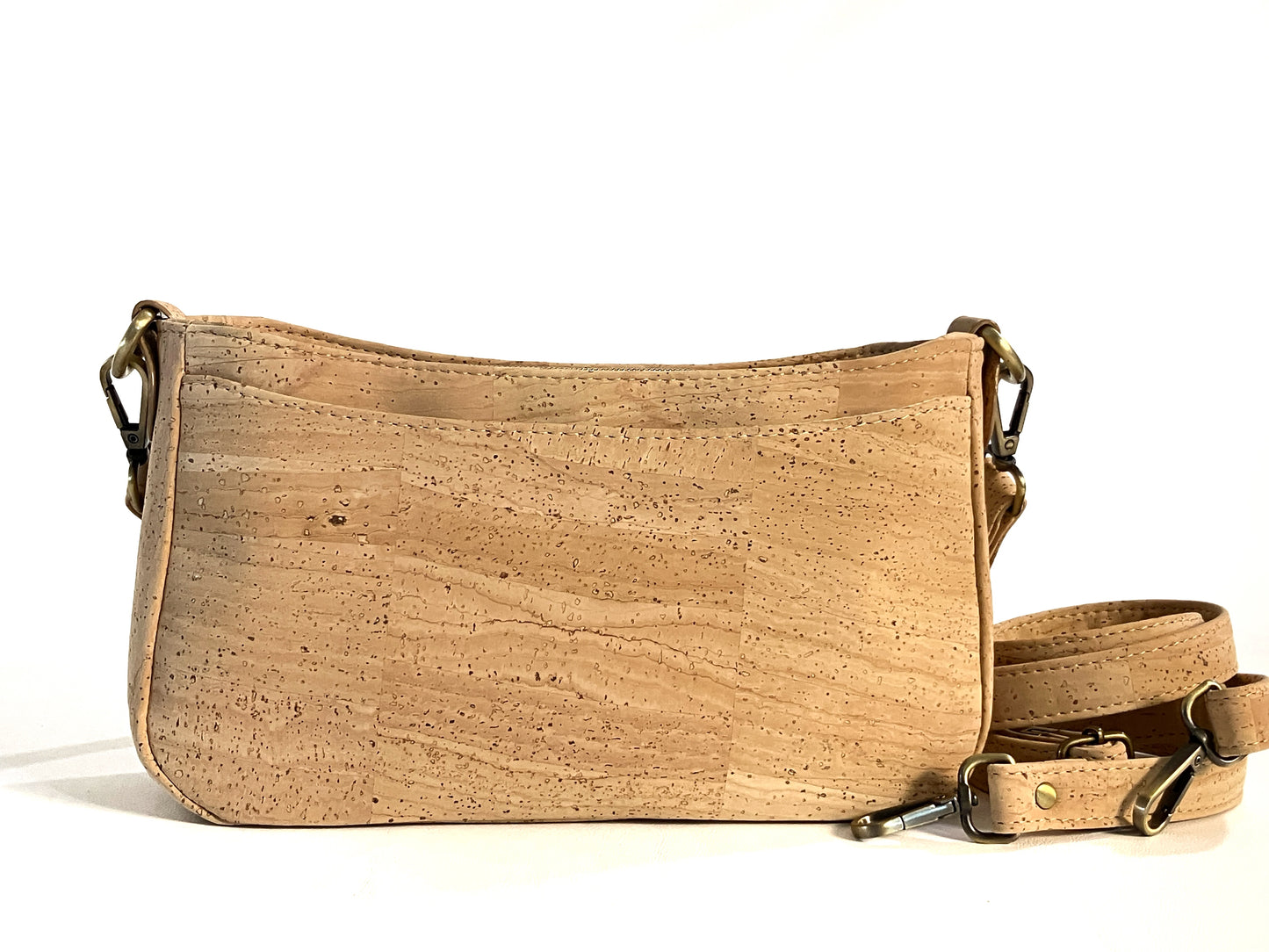 Convertable Shoulder Crossbody Bag with Outer Phone Pocket