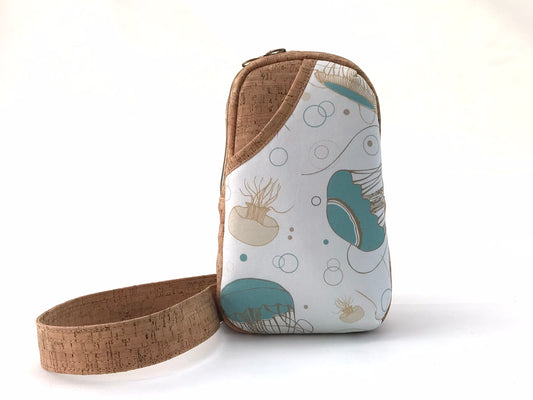 Minimal Sling Backpack with Jellyfish