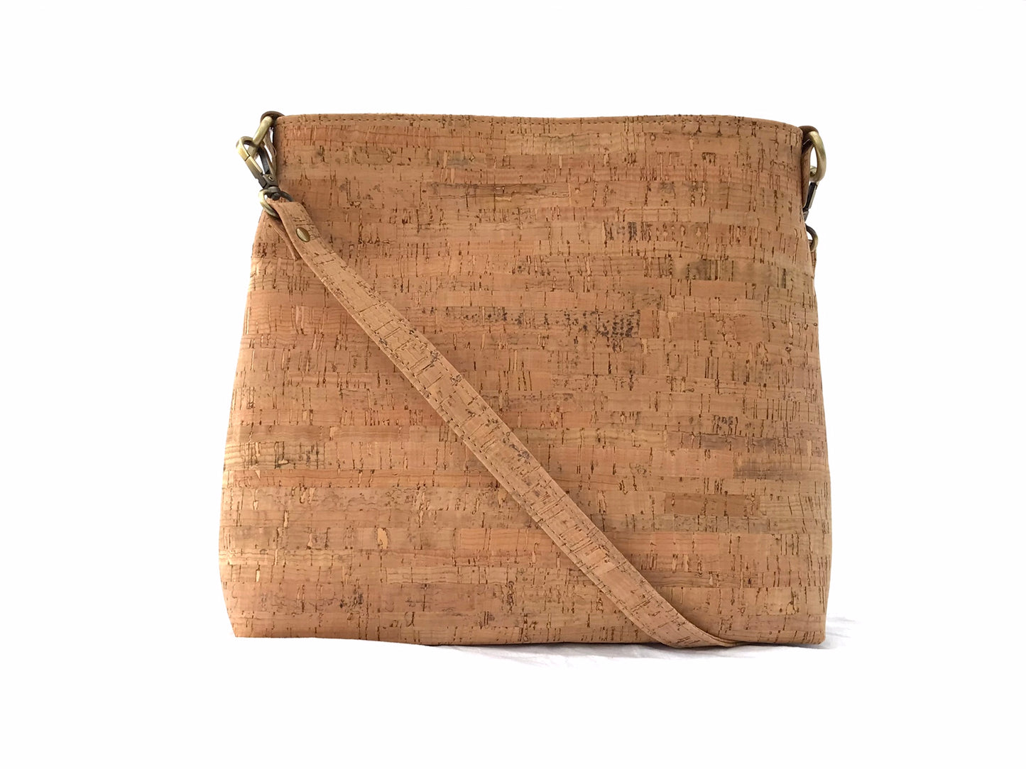 Cork Ginkgo Crossbody with Large Outer Pockets