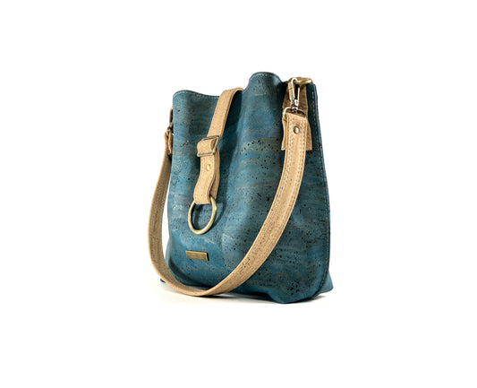 Slouchy Cork Shoulder Bag