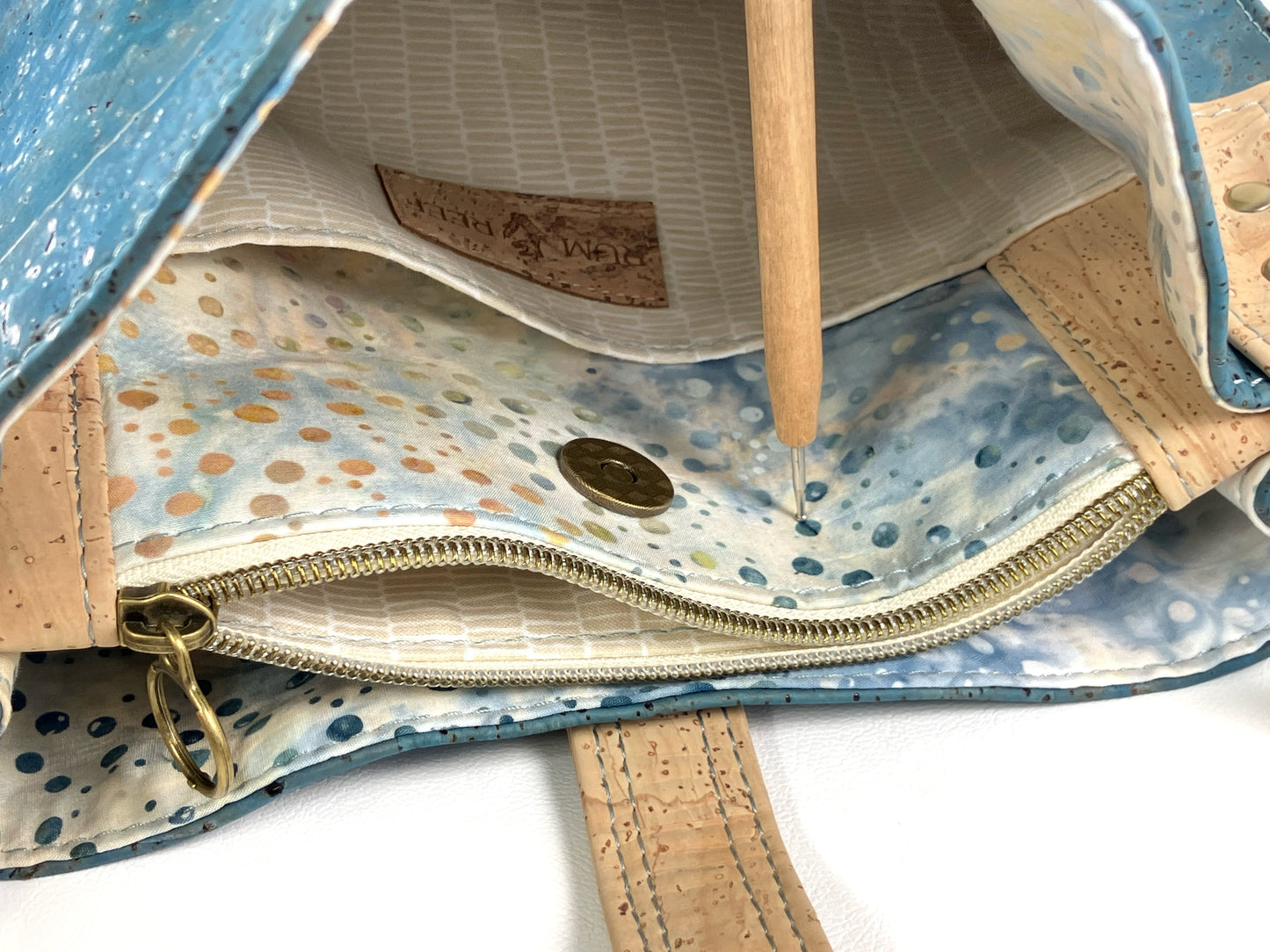 Slouchy Cork Shoulder Bag
