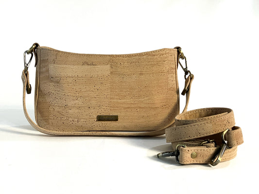 Convertable Shoulder Crossbody Bag with Outer Phone Pocket