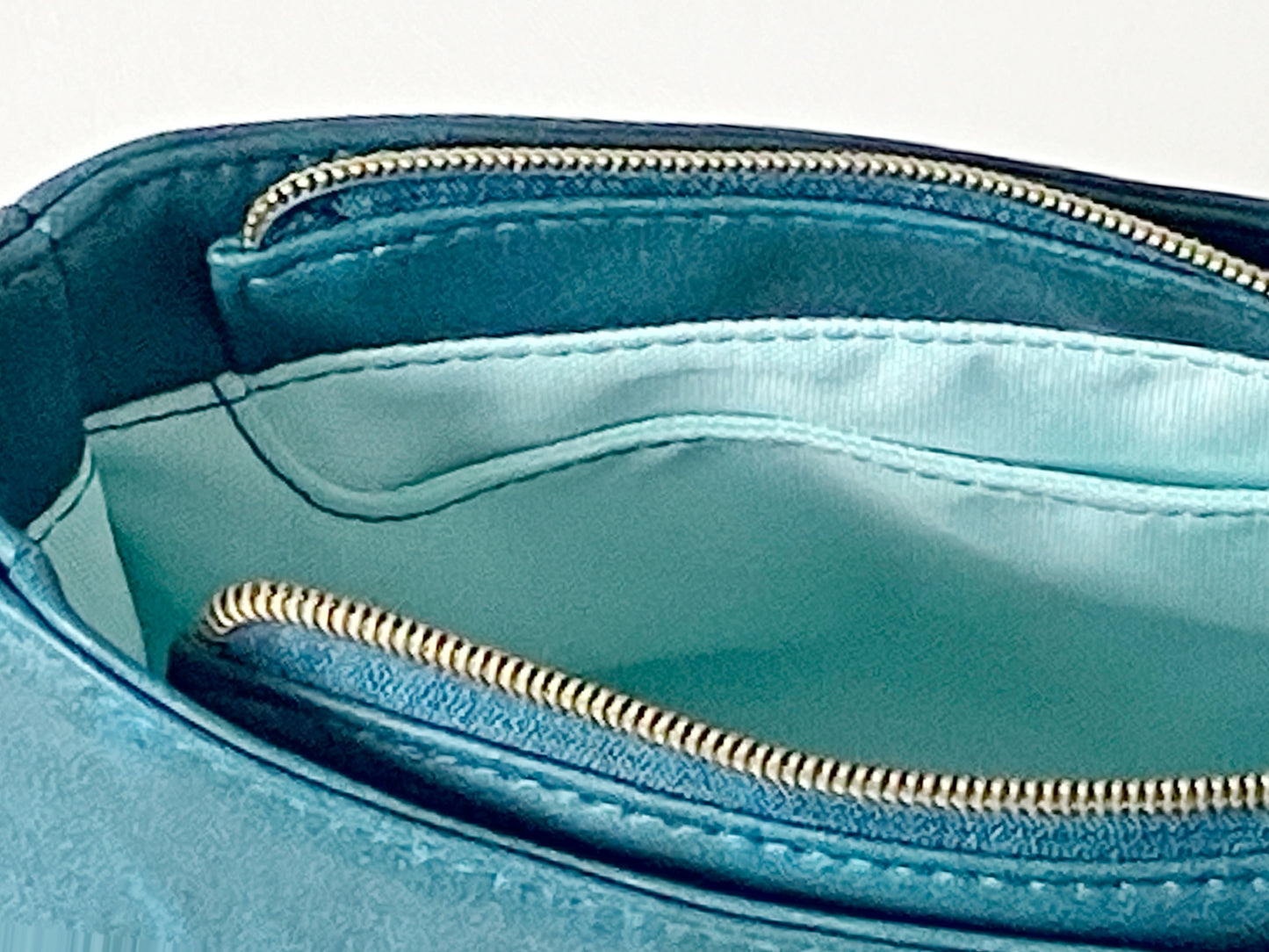 Small Crossbody / Shoulder Bag in Deep Neutral Teal