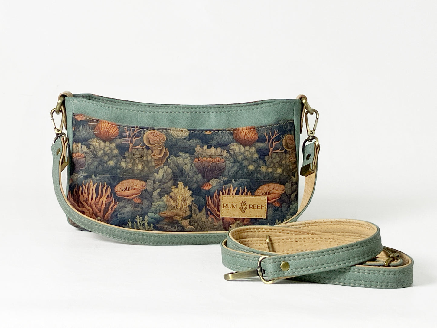 Small Crossbody in Reef Print
