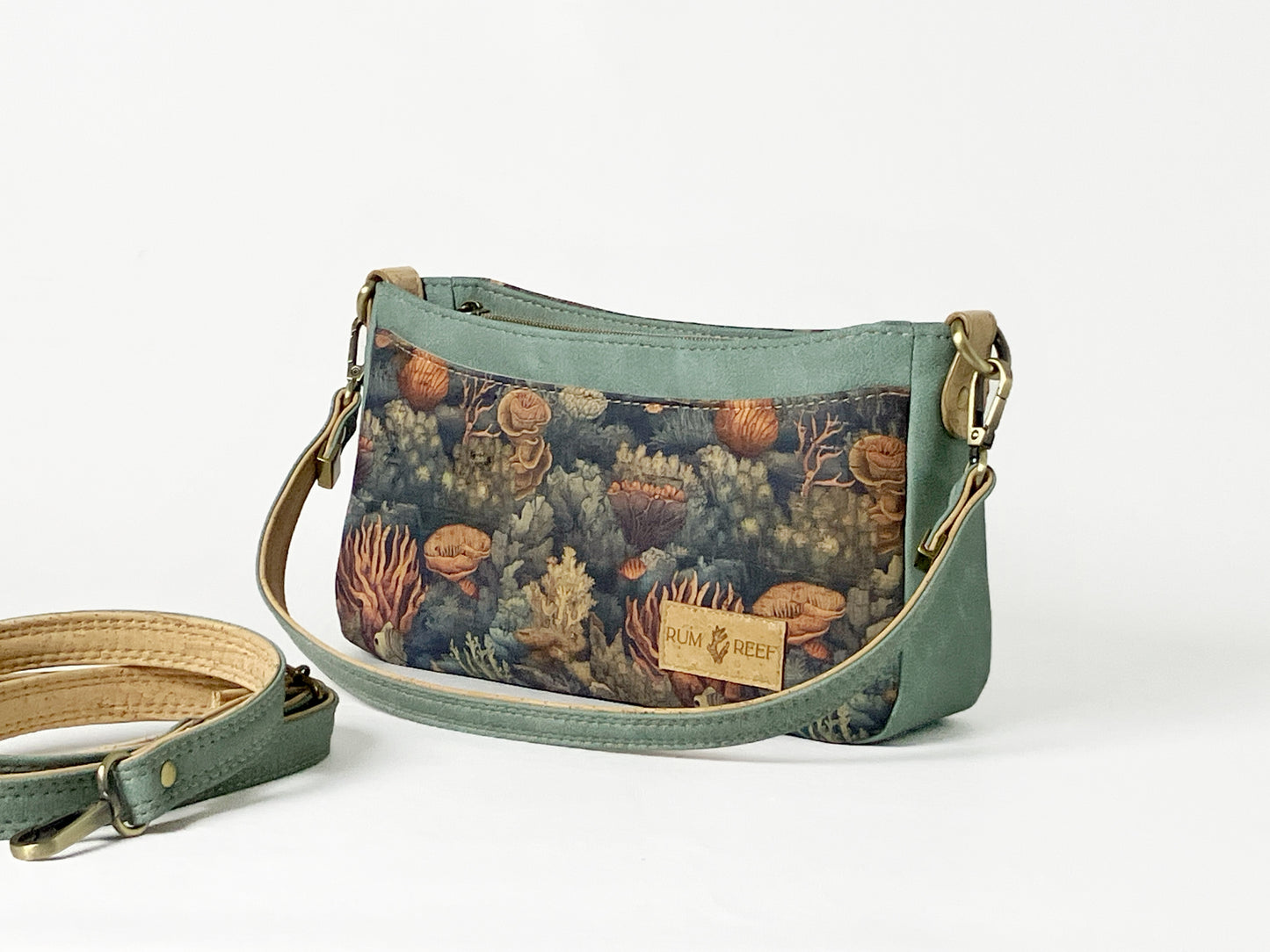 Small Crossbody in Reef Print