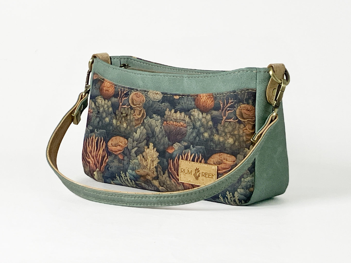 Small Crossbody in Reef Print