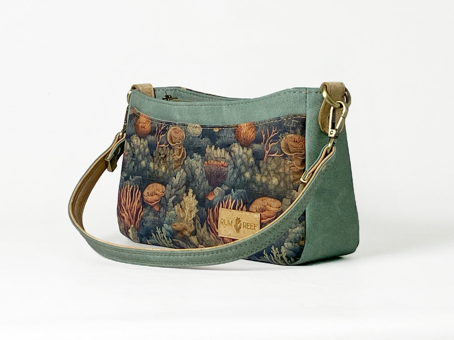 Small Crossbody in Reef Print