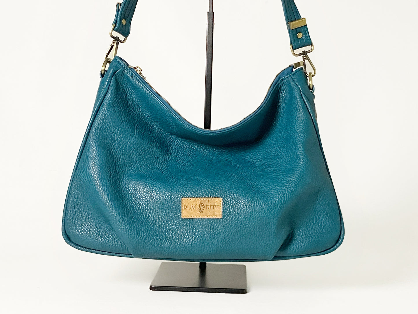 Slouchy Shoulder Bag - Peacock Teal