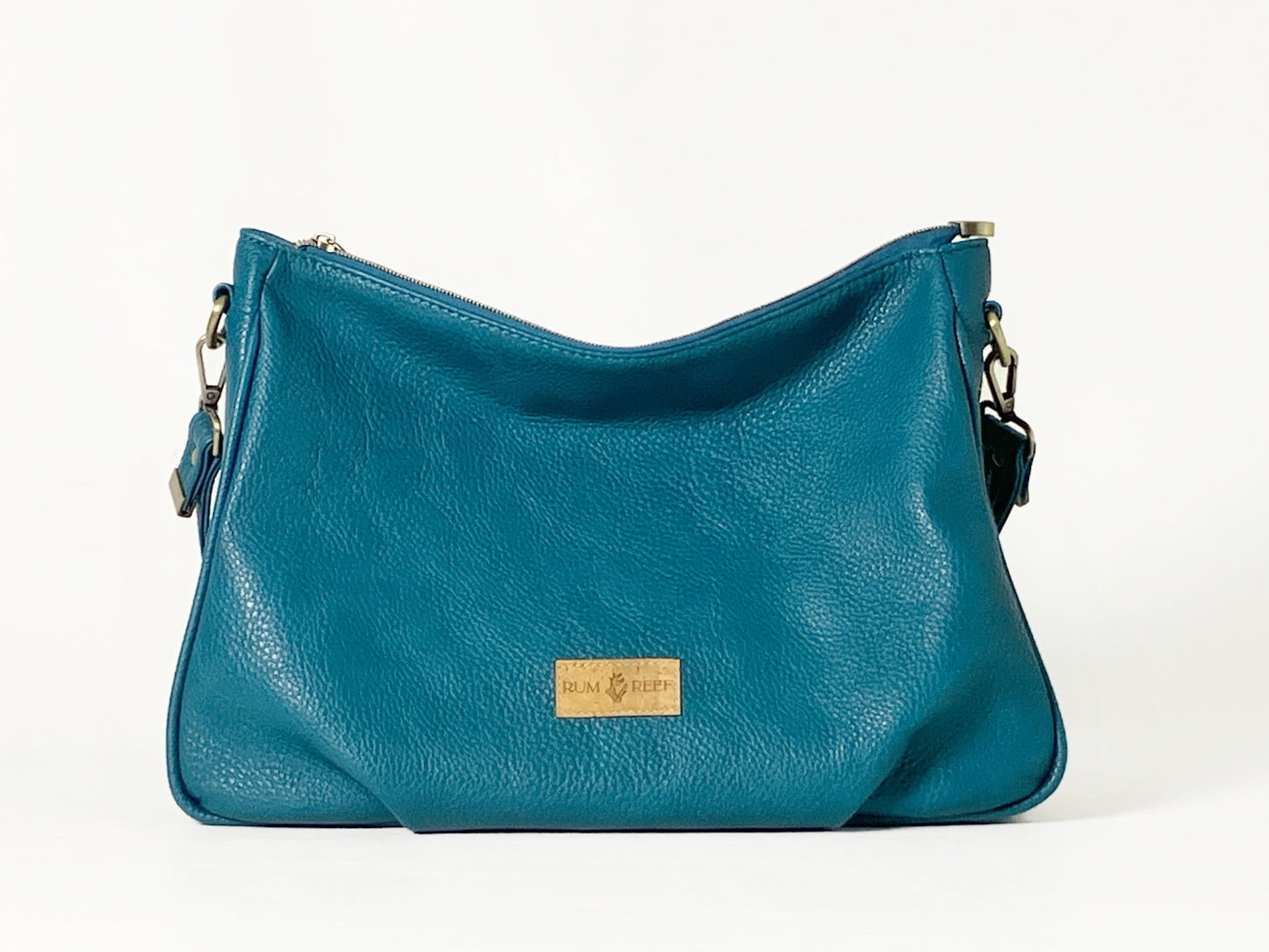Slouchy Shoulder Bag - Peacock Teal