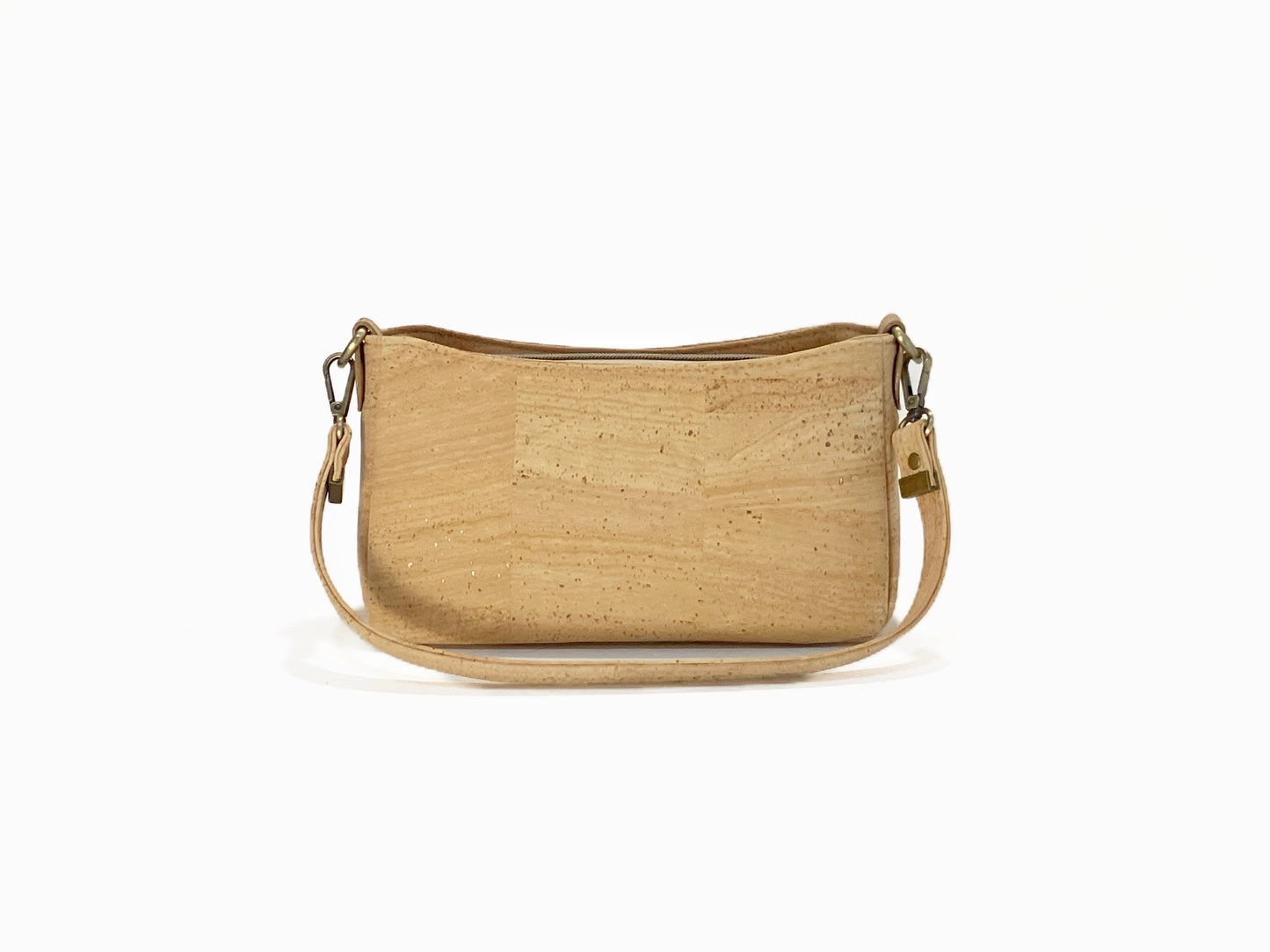 Small cork crossbody bag with sealife accents